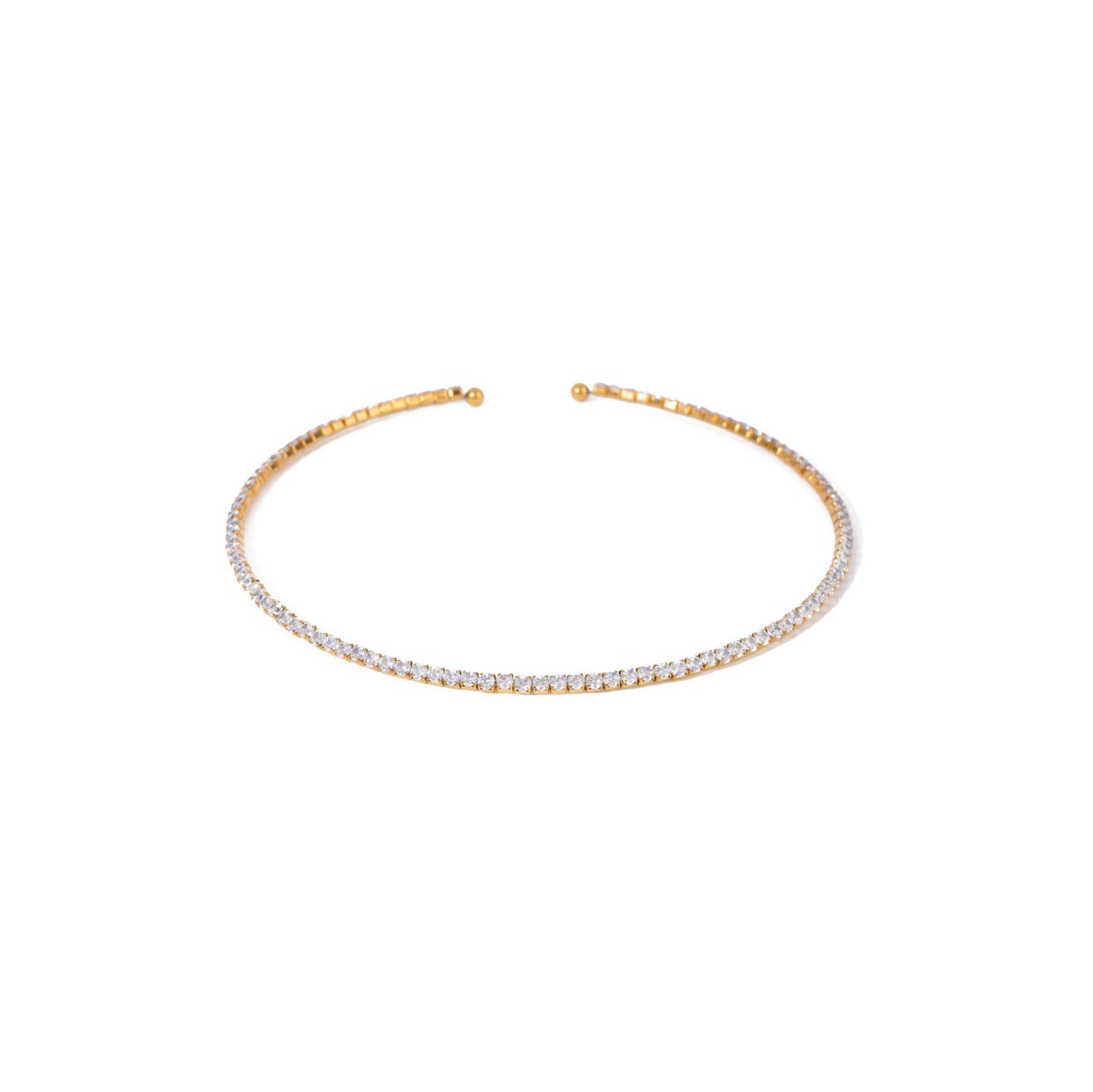 GOLD CZ CHOKER