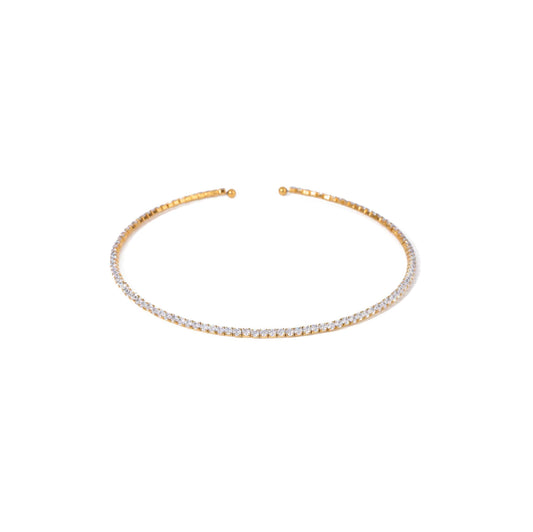 GOLD CZ CHOKER